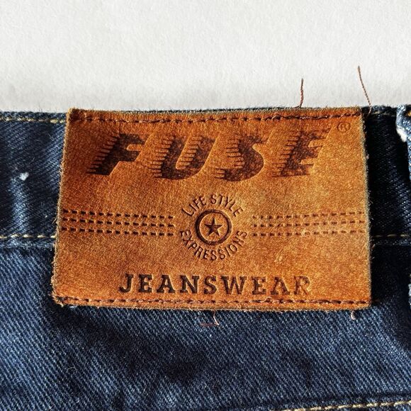 Fuse Jeans Wear Carpenter Denim Jean Shorts Jorts Men's Size 40 Hip Hop Y2K 90s - Picture 3 of 8